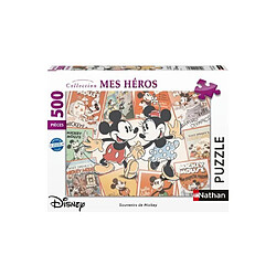 Nathan-Puzzle 500 pieces-Souvenirs de Mickey/Disney-Adultes et enfants des 12 ans-Puzzle de qualité supérieure-12000969