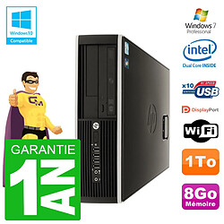 PC HP Compaq 8100 SFF G6950 RAM 8Go Disque 1To Graveur DVD Wifi W7 - Occasion