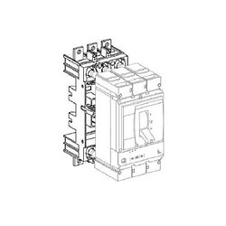 Schneider LV432517 - Socle débrochable 4P - accessoire disjoncteur NSX400/630