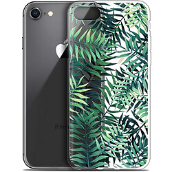 Caseink Coque arrière Apple iPhone 7/8 (4.7 ) Gel HD [ Nouvelle Collection - Souple - Antichoc - Imprimé en France] Feuilles des Tropiques