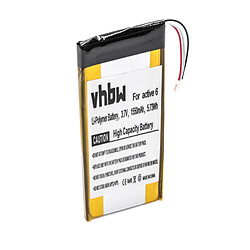 vhbw Li-Polymère batterie 1550mAh (3.7V) pour système de navigation GPS Becker active 6 LMU plus, active.6 CE LMU, active.6 LMU, BE B40, BE B50