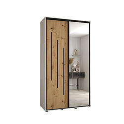 Abiks Meble Armoire DAVOS 9 À Portes Coulissantes 235,2/140/45 2 Portes