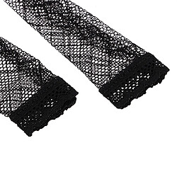 Avis 1/6 Chaussettes de Soie Glamours en Dentelle pour Décor Figurine Féminine - Noires