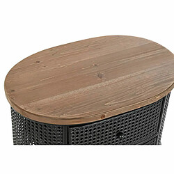 Table de Nuit DKD Home Decor Sapin Métal (53 x 35 x 51 cm) pas cher