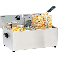 Friteuse électrique 2x4l 4000w - cfe42 - CASSELIN