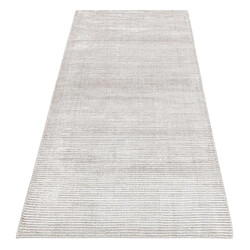 Avis Vidal Tapis de couloir en laine 198x79 gris Darya