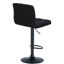 Avis Non Tabouret de bar Calma tissu noir