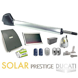 Kit Motorisation Portail Solaire Ducati Home Automation EVO 748 T SOLAR MONO - Pour portail à 1 vantail battant maxi 5 m 400 kg