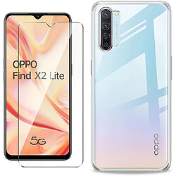 Coque Silicone + Vitre Protection Ecran Pour OPPO FIND X2 LITE Little Boutik®