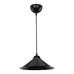 Helloshop26 Lustre lampe lumière suspendu suspension en plastique hauteur 48 cm E27 noir 03_0007501