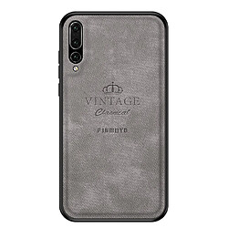 Coque en TPU + PU antichoc gris pour votre Huawei P20 Pro