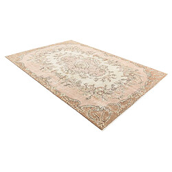 Avis Vidal Tapis de laine 262x165 beige Ultra Vintage