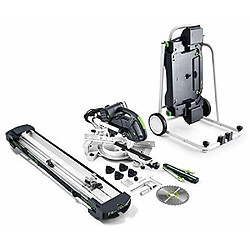 Festool KAPEX KS 60 E - UG - Set XL Scie à onglets radiale avec Festool UG-KA-KS 60 Set Châssis de transport ( 574789 )