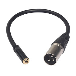 Acheter rca / xlr femelle vers xlr mâle xlr adaptateur de câble pour casque audio ligne 30cm a