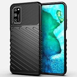 Wewoo Coque Pour Huawei Honor V30 Thunderbolt Shockproof TPU Soft Case Black