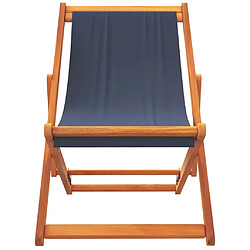 Acheter Maison Chic Lot de 2 Chaises de plage pliables | Chaises Relax d'extérieur bleu tissu -GKD34272