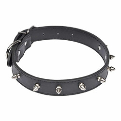 Paris Prix Collier Fantaisie pour Chien Pics 55cm Noir