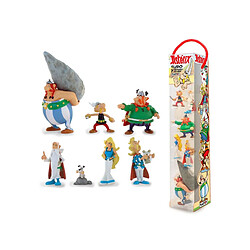 Plastoy Asterix - Tubo 7 figurines personnages d' Astérix 4 à 10 cm