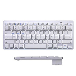 Tech Discount TD® Clavier Azerty français externe X5 sans fil bluetooth, tablette mobile, ordinateur de bureau sans souris avec 78 touches