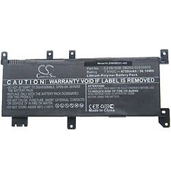 vhbw batterie compatible avec Asus X442UA-FA015T, X442UA-FA016T, X442UA-FA022T, X442UA-FA054T laptop (4750mAh, 7,6V, Li-Polymère, noir)