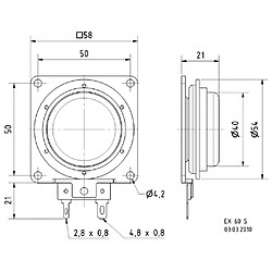 Alpexe VS-EX60S - Haut-parleur (4007540045061) pas cher