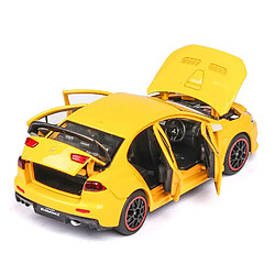 Universal 1: 32 Mitsubishi Lanconger EVO modèle de voiture, son analogique et cadeau d'anniversaire de Tong Tong.(Rouge) pas cher