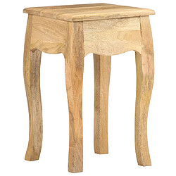 Avis vidaXL Table de chevet 28x28x46 cm Bois de manguier massif