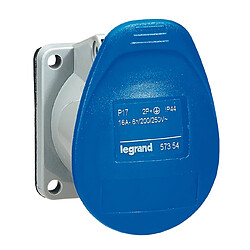 prise tableau 16 ampères 2p+t ip44 bleu - legrand 057354