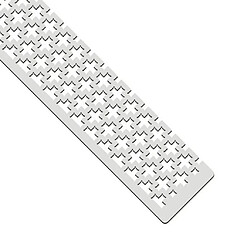 2x Bricolage 5D Diamant Peinture Règle Croix Broderie Règle En Acier Inoxydable