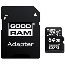 Carte Mémoire GoodRAM 64 Go (Avec Adaptateur carte SD)