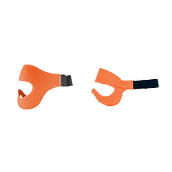 Coussin de Lunettes VR Accessoires jeux vidéo de casque de réalité virtuelle compatible Oculus Quest 2\ HTC\ Index\ Pico (Orange)