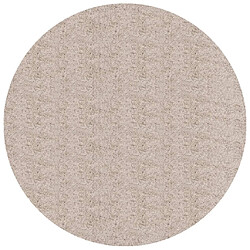 vidaXL Tapis shaggy PAMPLONA poils longs moderne beige Ø 200 cm