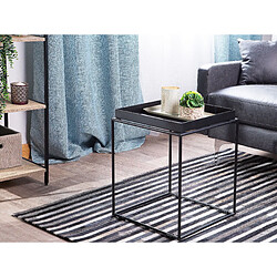 Beliani Table basse noire SAXON