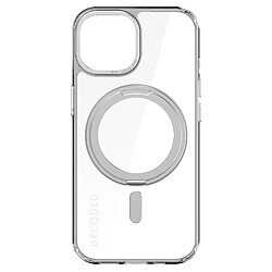 Coque MagSafe pour iPhone 15 Bague Support Loop Stand Decoded Transparent