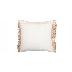 ICONIK INTERIOR Coussin de style boho Bali - Housse et Rembourrage inclus - Sefira Crème