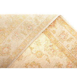 Vidal Tapis de couloir en laine 391x76 beige Kaizar