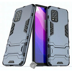 Htdmobiles Coque rigide anti choc pour Xiaomi Mi 10 Lite 5G + verre trempe - BLEU FONCE