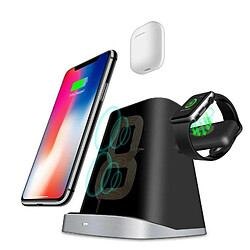 Justgreenbox Combo chargeur sans fil 3 en 1 pour Iphone, IWatch, Air pods, Smartphone - 4000035857612-bk