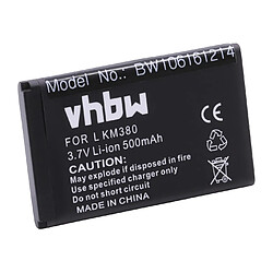 Vhbw batterie LI-ION pour LG GT-365, GT-365 Neon, TE-365 remplaceLGIP-330GP, SBPL0092902, SBPL0089001, SBPL0092904, SBPP0026203