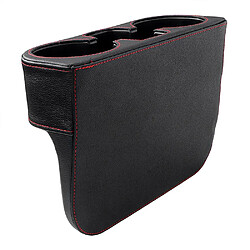 Avis Universal Boîte de rangement en cuir portable portable stand voiture boisson étagère alimentation finition siège auto porte-gobelet |