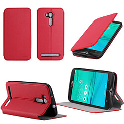 Xeptio Etui Asus ZenFone Go ZB552KL 4G rouge avec stand