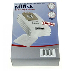 Sac aspirateur microfibre x4 pour aspirateur nilfisk