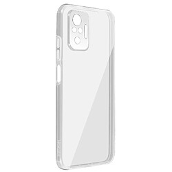 Avizar Coque Xiaomi Redmi Note 10 Pro Arrière Rigide et Avant Souple - transparent