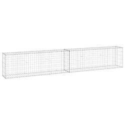 vidaXL Mur en gabion 300x30x50 cm