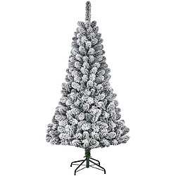 Black Box Sapin de Noël effet givre avec 266 branches 155x86cm