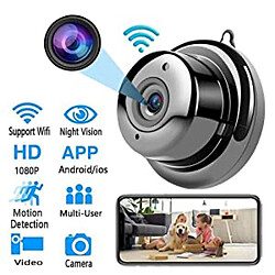 Mini Camera Nanny cam Spy Camera with Audio, Home Surveillance Camera, Two-Way Voice and Video Call, 1080P IP HD Infrared Night Vision Motion Detection Reminder, for Home Car Indoor Outdoor Security