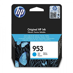 Cartouche d'Encre - Imprimante HP 953 cyan authentique (F6U12AE) pour HP OfficeJet Pro 8710/8715/8720