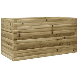 vidaXL Jardinière 90x40x45,5 cm bois de pin imprégné