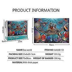 Universal Jeu de démêlage Tortue Sea World Puzzle papier 1000 pièces