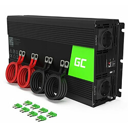 Avis Green Cell® 3000W/6000W 12V 220V/230V Convertisseur de Tension Voiture Solaire Modifiée Volts Sinus Power Inverter sinusoïdale DC AC, Onduleur Transformateur avec Allume Cigare Prise Electrique